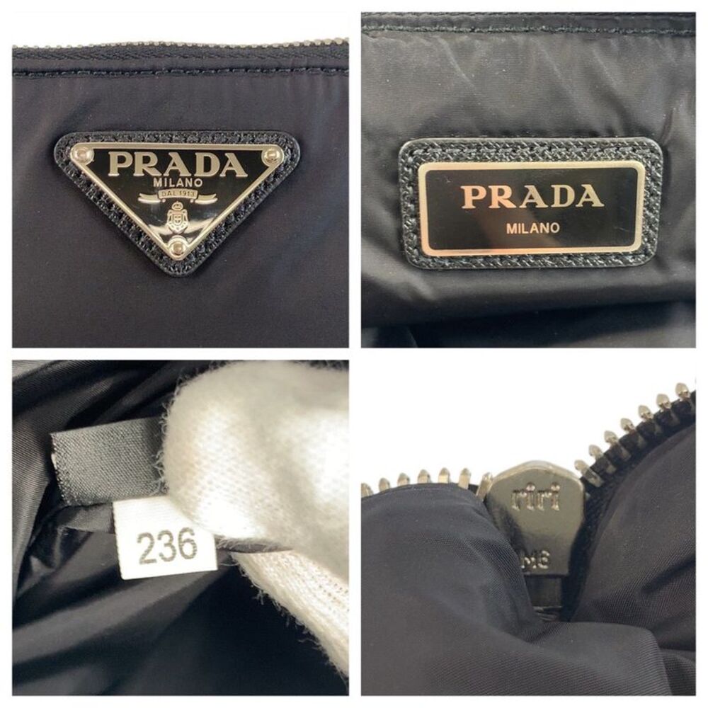 Prada Nylon Tessuto Logo Clutch Bag - Picture 5 of 8